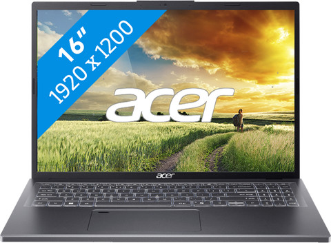 Acer Aspire 16 A16-51GM-76E4 - 16 - Intel Core 7 (150U)  -  16GB RAM/1TB SSD Main Image