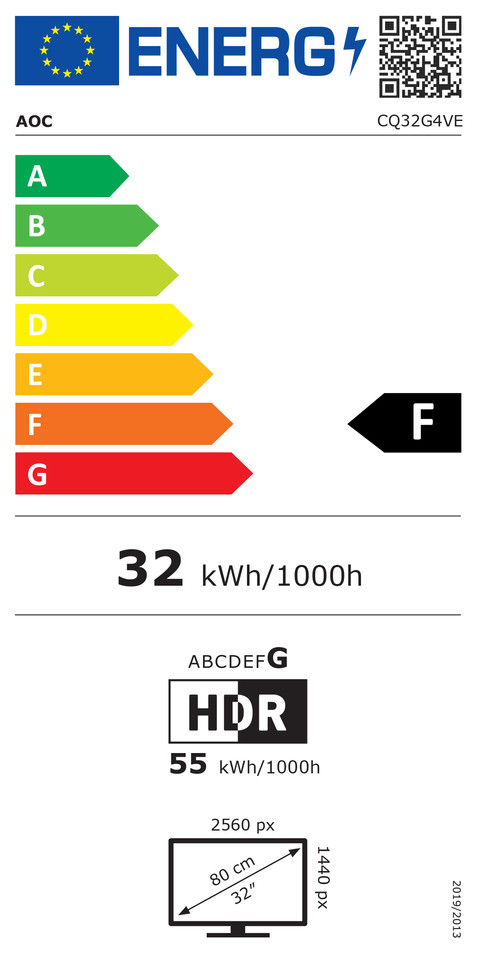 AOC CQ32G4VE energielabel