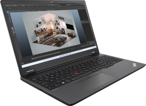 Lenovo ThinkPad P16v Gen 2 (Intel) - 21KX001DMH QWERTY left side