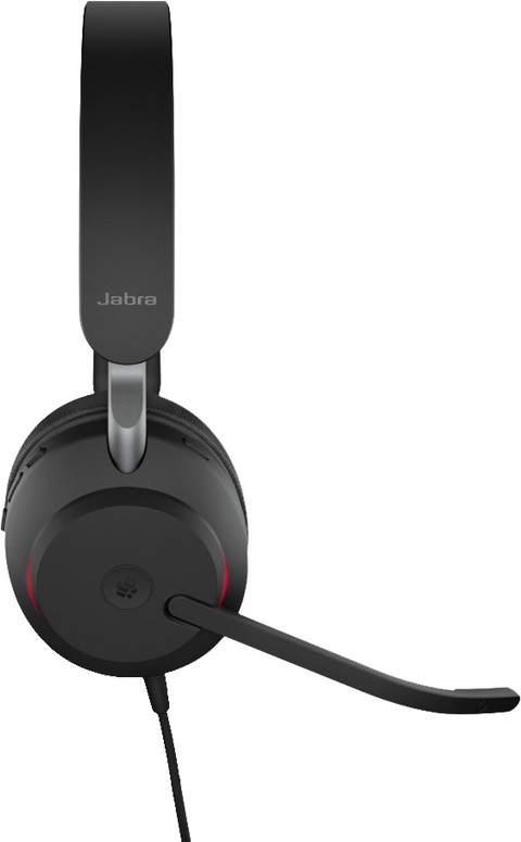 Jabra Evolve2 40 SE MS Stereo USB-C linkerkant