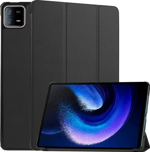 Just in Case Xiaomi Pad 6 - TriFold Smart Book Case - Black front