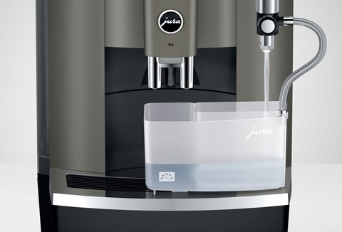 JURA W8 Dark Inox (EA) product in use