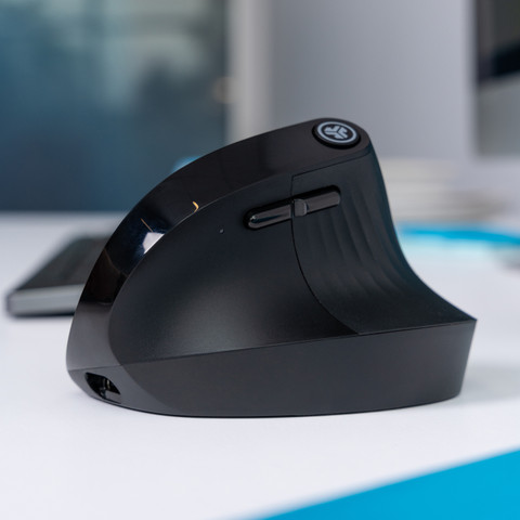 JLab JBuds Wireless Ergonomic Bluetooth Mouse product in use