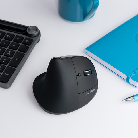 JLab JBuds Wireless Ergonomic Bluetooth Mouse product in use