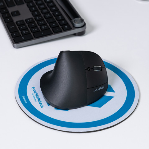 JLab JBuds Wireless Ergonomic Bluetooth Mouse product in use