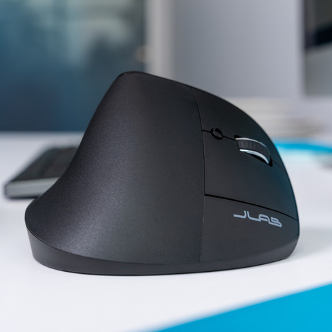 JLab JBuds Wireless Ergonomic Bluetooth Mouse product in use