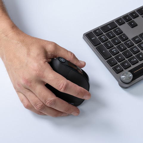 JLab JBuds Wireless Ergonomic Bluetooth Mouse product in use