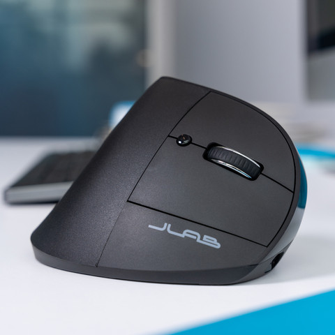 JLab JBuds Wireless Ergonomic Bluetooth Mouse product in use