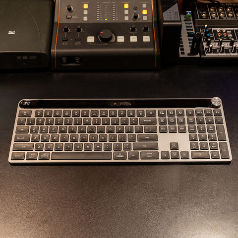 JLab Epic Wireless Bluetooth Keyboard QWERTY product in use