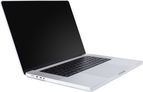 BlueBuilt Hardcase Transparant voor MacBook Pro 16 inch binnenkant