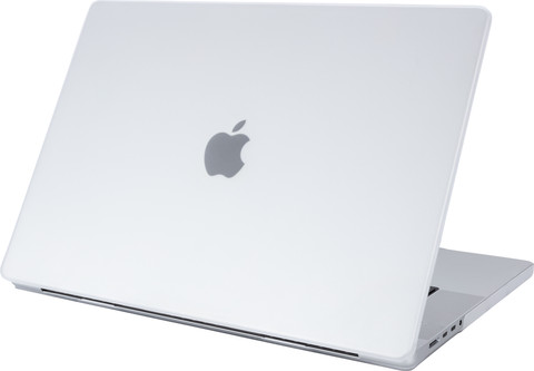 BlueBuilt Hardcase Transparant voor MacBook Pro 16 inch voorkant