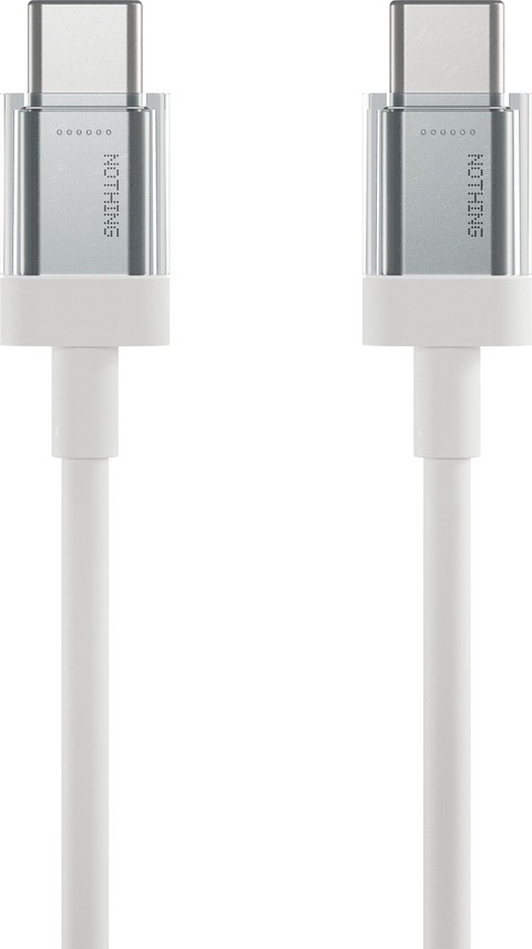 Nothing USB-C to USB-C Cable 1.8m Plastic White Main Image