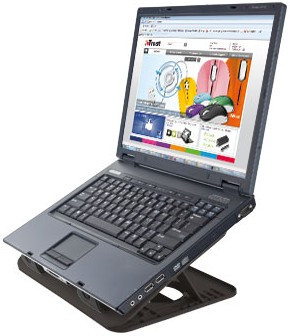 Trust Cyclone Laptop Cooling Stand samengesteld product