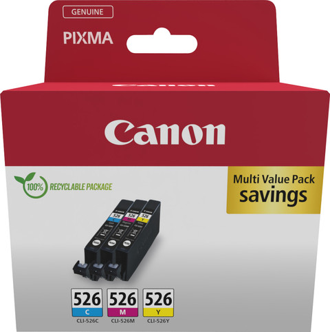 Canon CLI-526 Cartridges Combo Pack Main Image