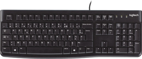 Logitech K120 Bedraad Toetsenbord Azerty Main Image