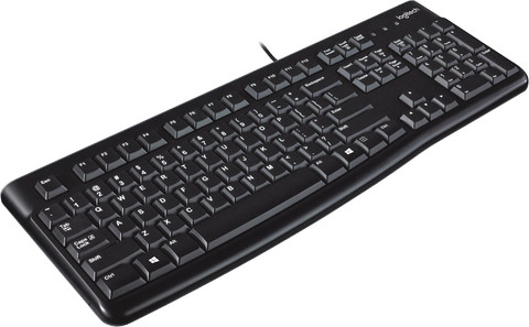 Logitech K120 Bedraad Toetsenbord Azerty linkerkant