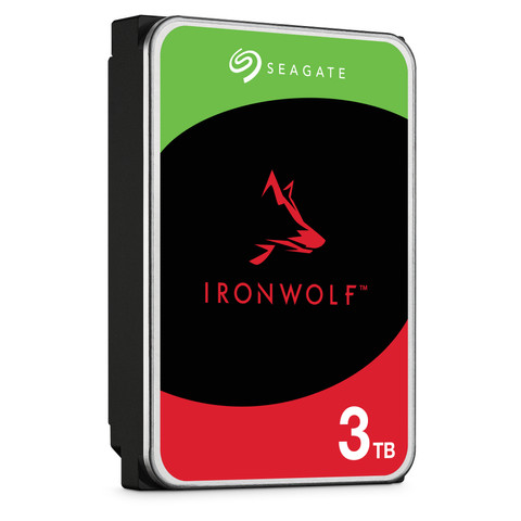 Synology DS423+ + Seagate Ironwolf 6TB (2x3TB) linkerkant