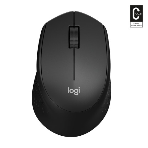 Logitech M330 Silent Plus Wireless Mouse Black top