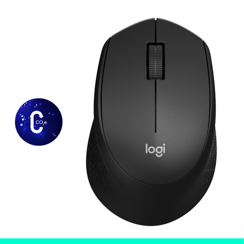 Logitech M330 Silent Plus Wireless Mouse Black top