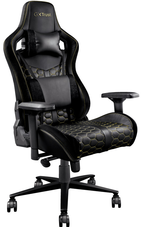 Trust GXT 712 Resto Pro Gaming stoel linkerkant