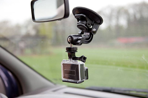 PRO-mounts Suction Cup Mount product in gebruik