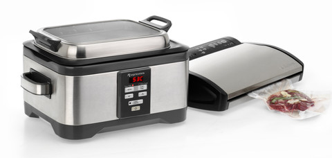 Espressions Duo Sous Vide & Slowcooker product in gebruik