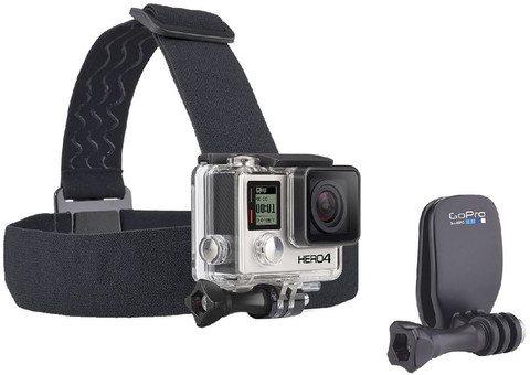 GoPro Head Strap + QuickClip front