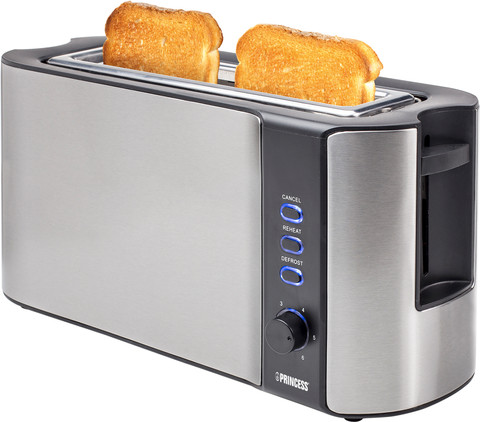 Princess Long Slot Toaster product in gebruik