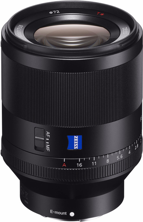 Sony Planar T* FE 50mm f/1.4 ZA top