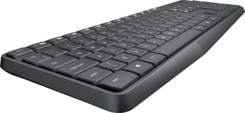 Logitech MK235 kabellose Tastatur und Maus QWERTZ rechte seite