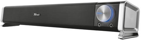 Trust Asto 2.0 Soundbar Pc Speaker linkerkant