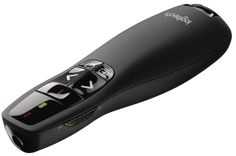 Logitech R400 Kabelloser Presenter linke seite