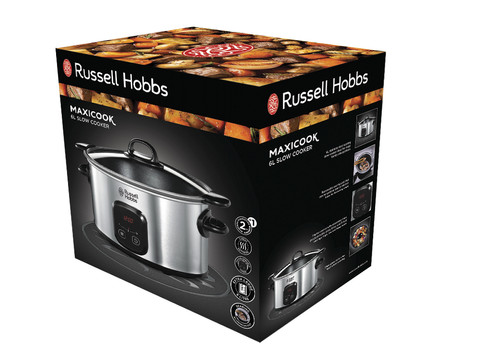 Russell Hobbs MaxiCook Searing Slowcooker 6 Liter verpakking