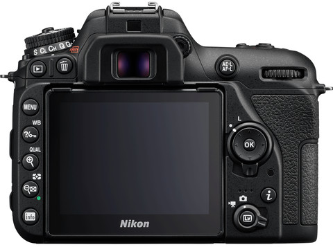 Nikon D7500 Gehäuse rückseite