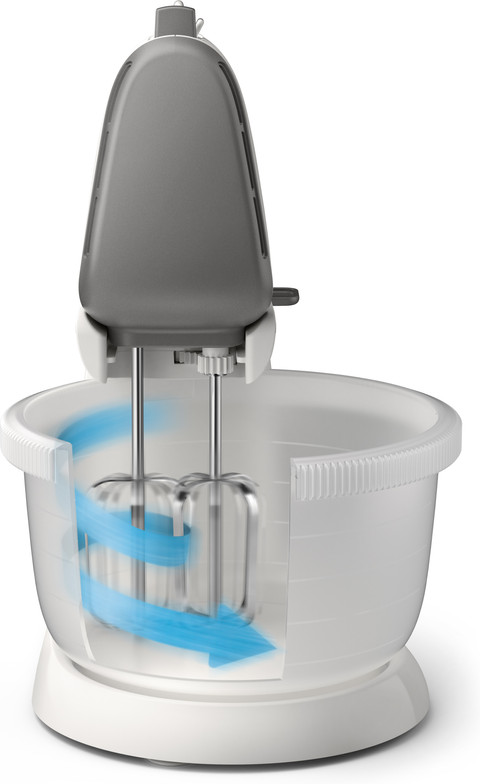 Philips Viva Collection Mixer HR3745/00 binnenkant