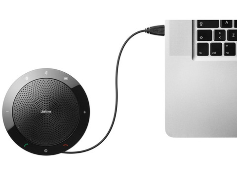 Jabra Speak 510+ UC Bluetooth Speakerphone product in gebruik