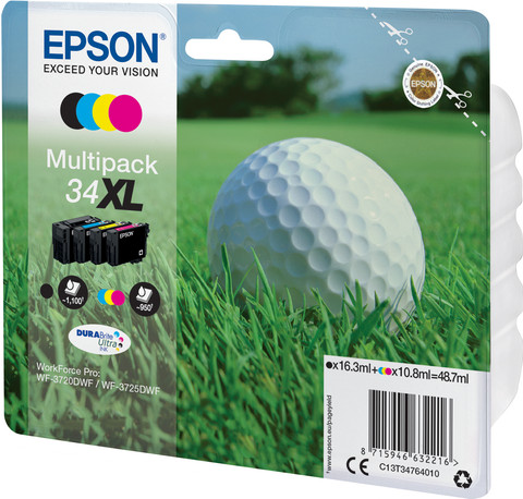 Epson 34XL Cartridges Combo Pack verpakking