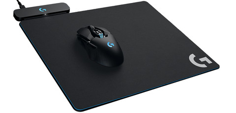 Logitech G PowerPlay Wireless Charging System Mouse Pad product in use