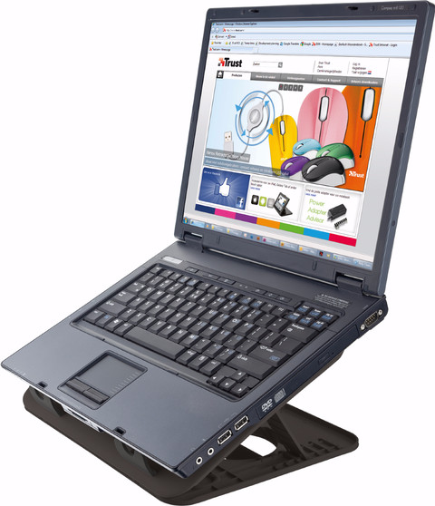 Trust Cyclone Laptop Cooling Stand samengesteld product