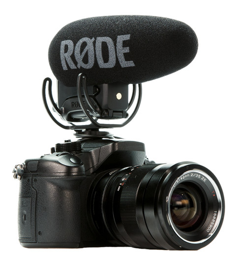 Rode Videomic Pro + product in use