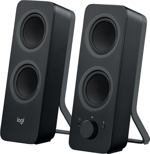 Logitech Z207 Bluetooth PC Speaker - Black left side