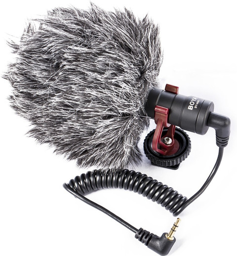 Boya BY-MM1 Shotgun Directional Microphone front