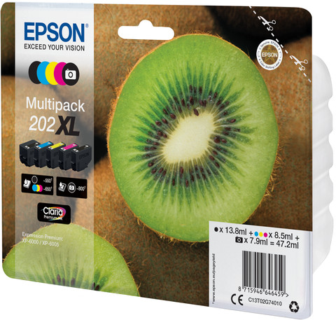 Epson 202XL Cartridges Combo Pack packaging