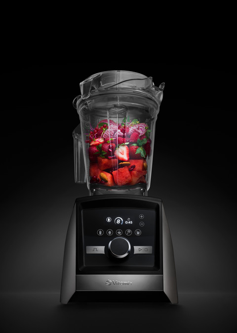 Vitamix Ascent A3500i Brushed Stainless Steel product in use