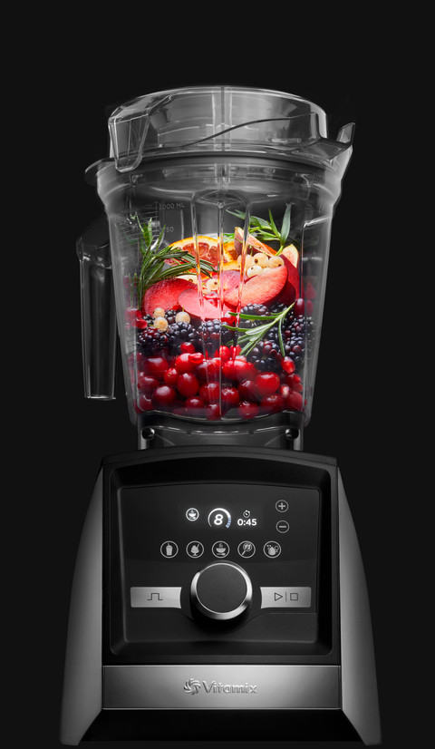 Vitamix Ascent A3500i Brushed Stainless Steel product in use