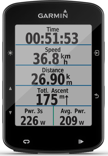 garmin edge 520 buttons
