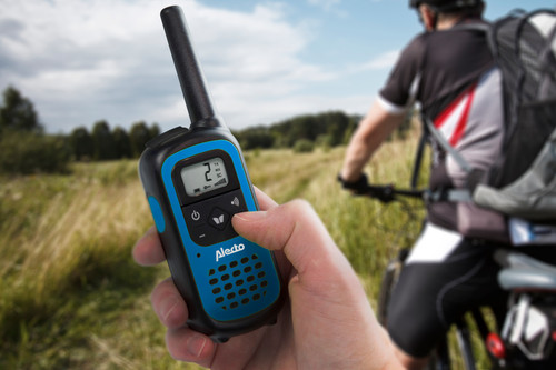 Alecto FR-125 2-delige set Blauw product in gebruik