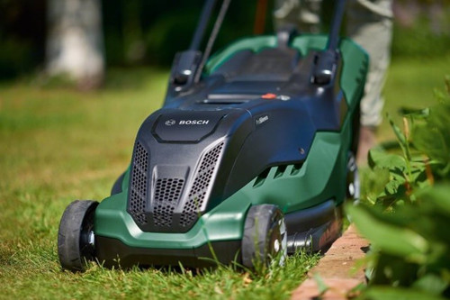 Bosch advancedrotak deals 750 electric lawnmower