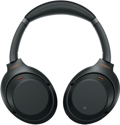 Sony WH-1000XM3 Zwart bovenkant