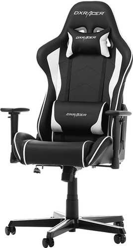 DXRacer FORMULA Gaming Chair Zwart/Wit Main Image
